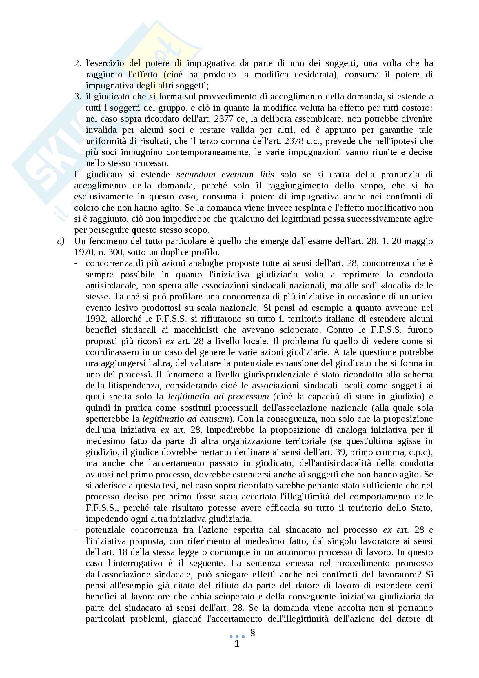Riassunto esame Diritto processuale generale, prof. Ricci, libro consigliato Principi di diritto processuale generale, Ricci Pag. 76