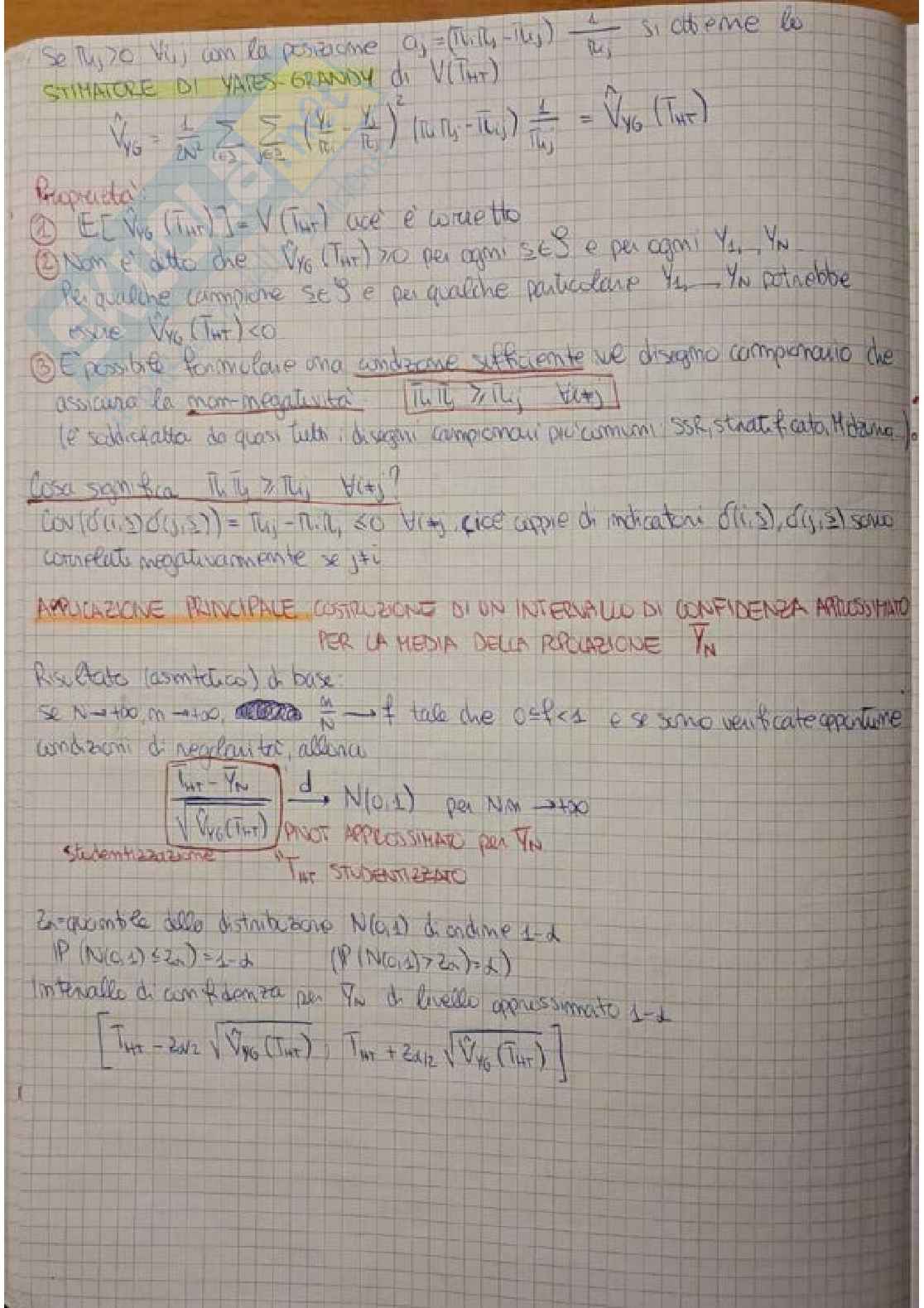 Appunti di Teoria dei campioni Pag. 36