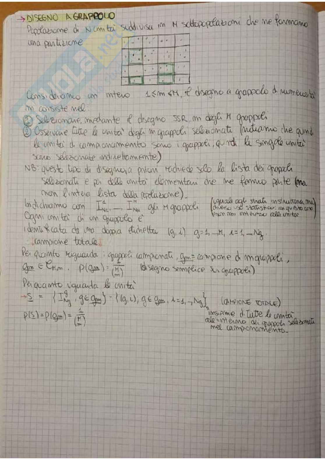 Appunti di Teoria dei campioni Pag. 6