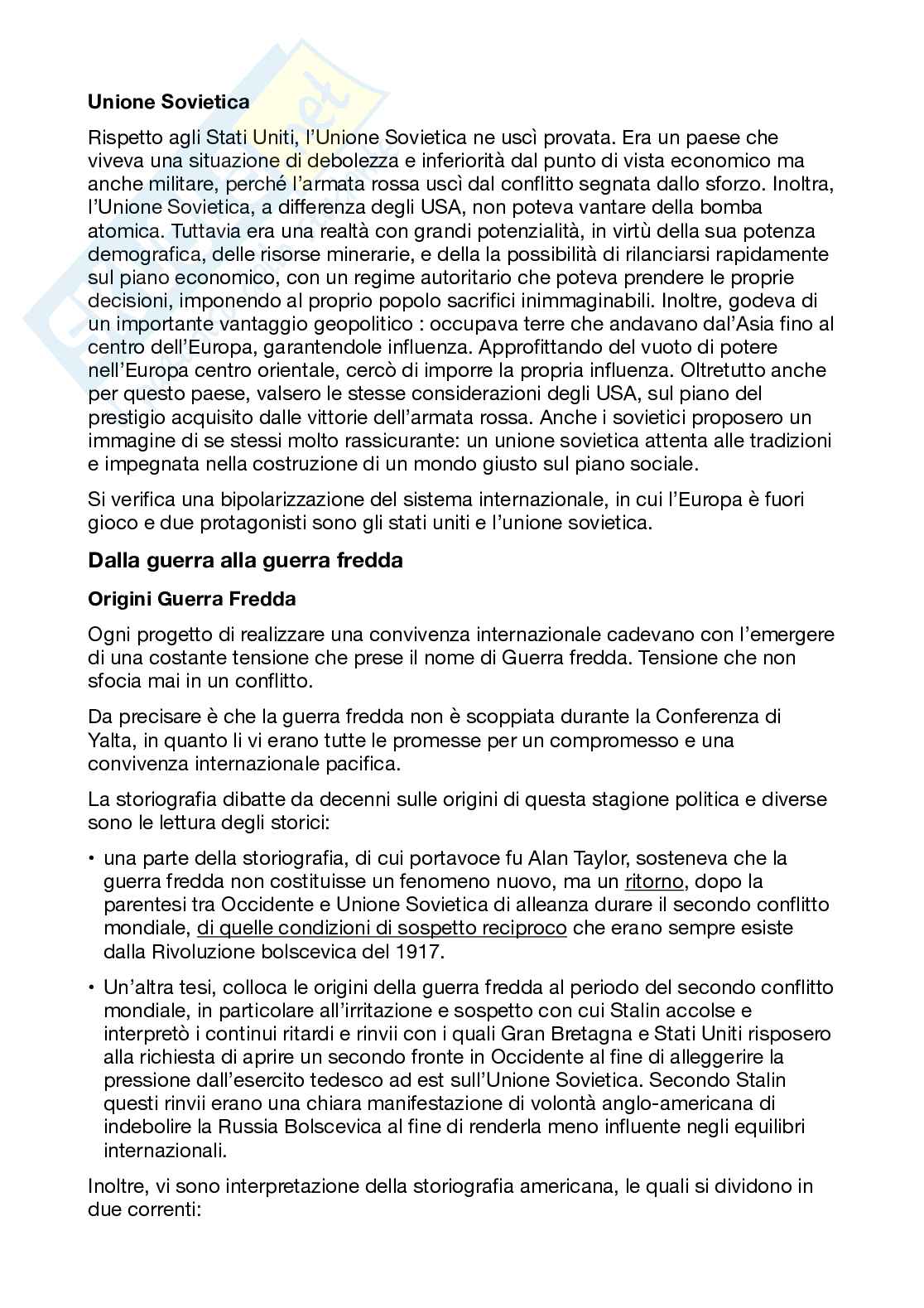 Appunti dettagliati Storia delle relazioni internazionali  Pag. 91