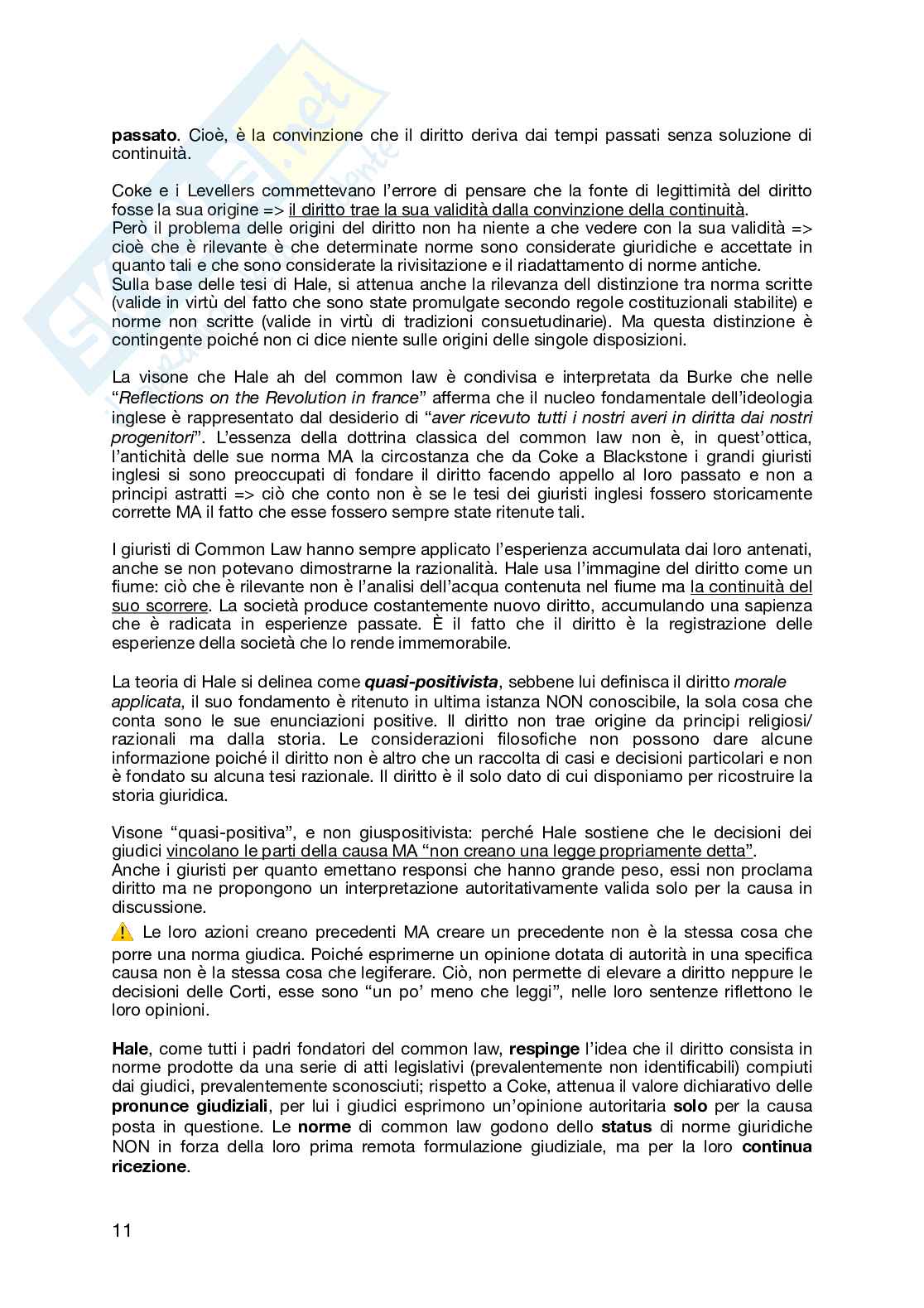 Riassunto esame Filosofia del Diritto, Prof. Re Lucia, libro consigliato Diritto e Diritti: lo Stato di diritto nell’era della globalizzazione, Santoro Pag. 11