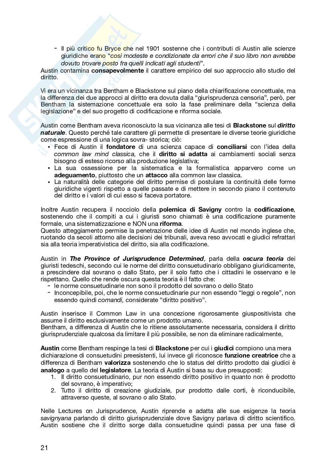 Riassunto esame Filosofia del Diritto, Prof. Re Lucia, libro consigliato Diritto e Diritti: lo Stato di diritto nell’era della globalizzazione, Santoro Pag. 21
