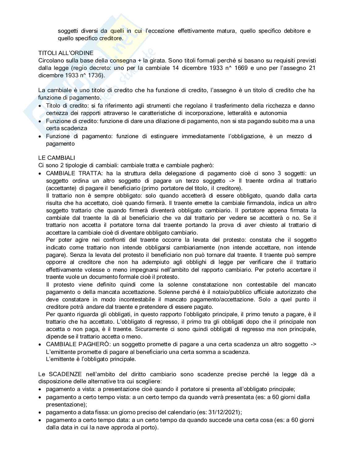 Istituzioni di Diritto commerciale – Appunti completi di lezione  Pag. 6
