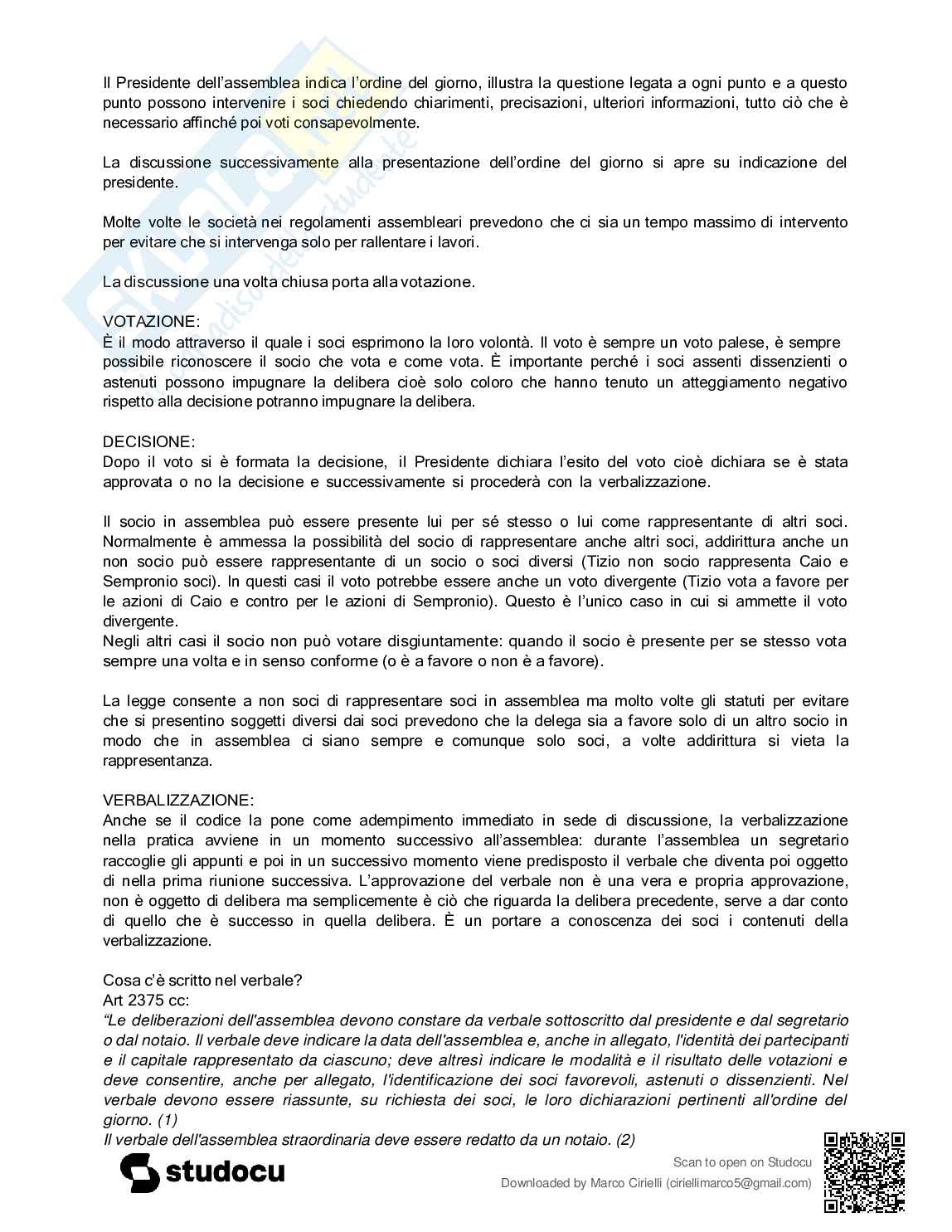 Istituzioni di Diritto commerciale – Appunti completi di lezione  Pag. 86