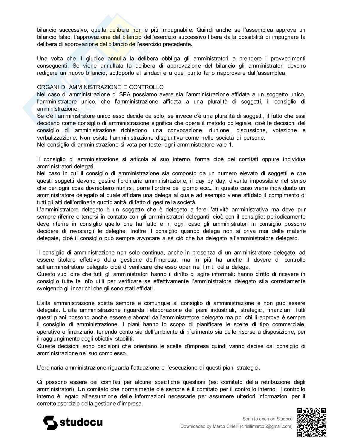 Istituzioni di Diritto commerciale – Appunti completi di lezione  Pag. 91