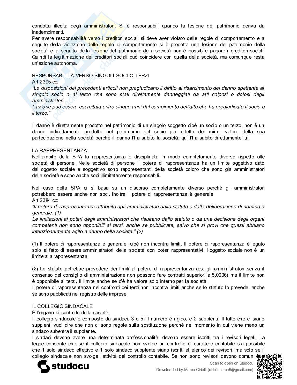 Istituzioni di Diritto commerciale – Appunti completi di lezione  Pag. 96