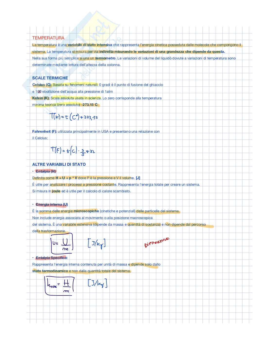 Appunti di Fisica tecnica ambientale sulla termodinamica Pag. 2