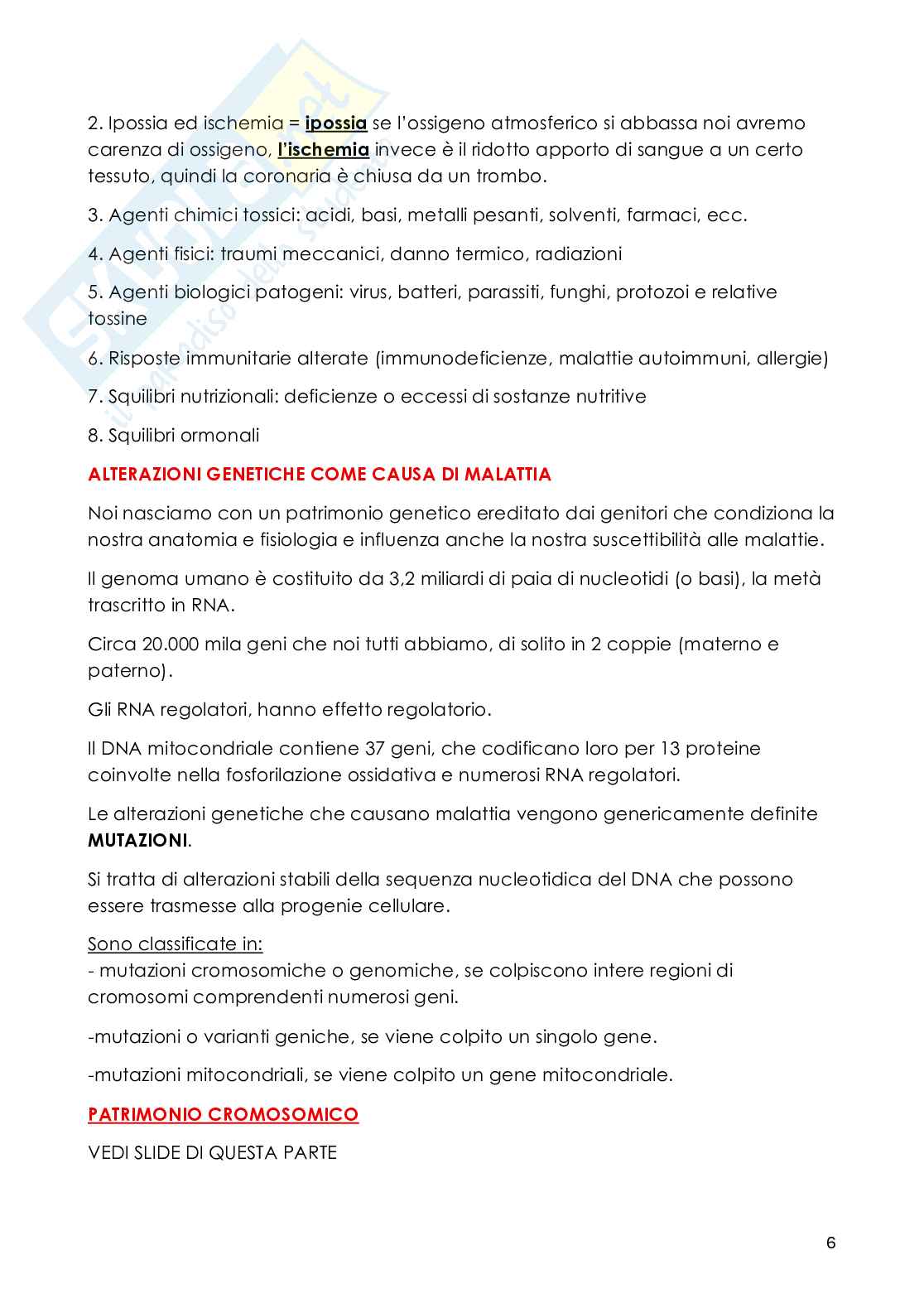 Patologia generale - Appunti Pag. 6