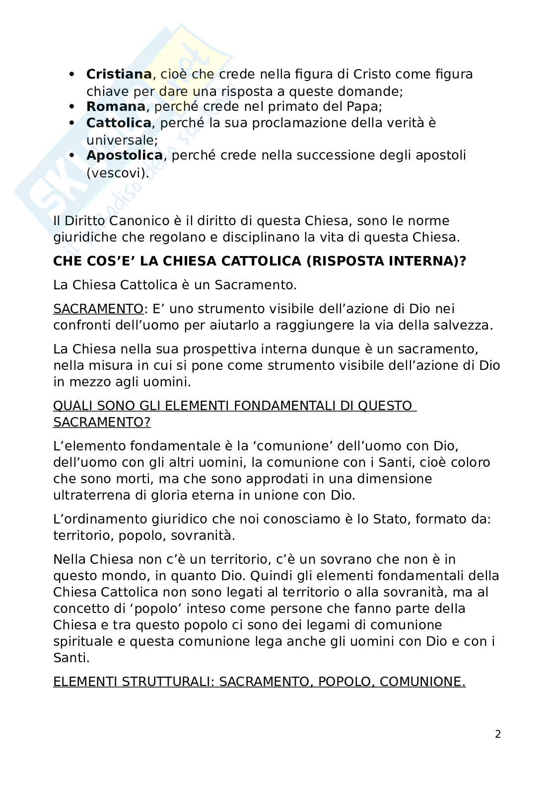 Diritto canonico Pag. 2