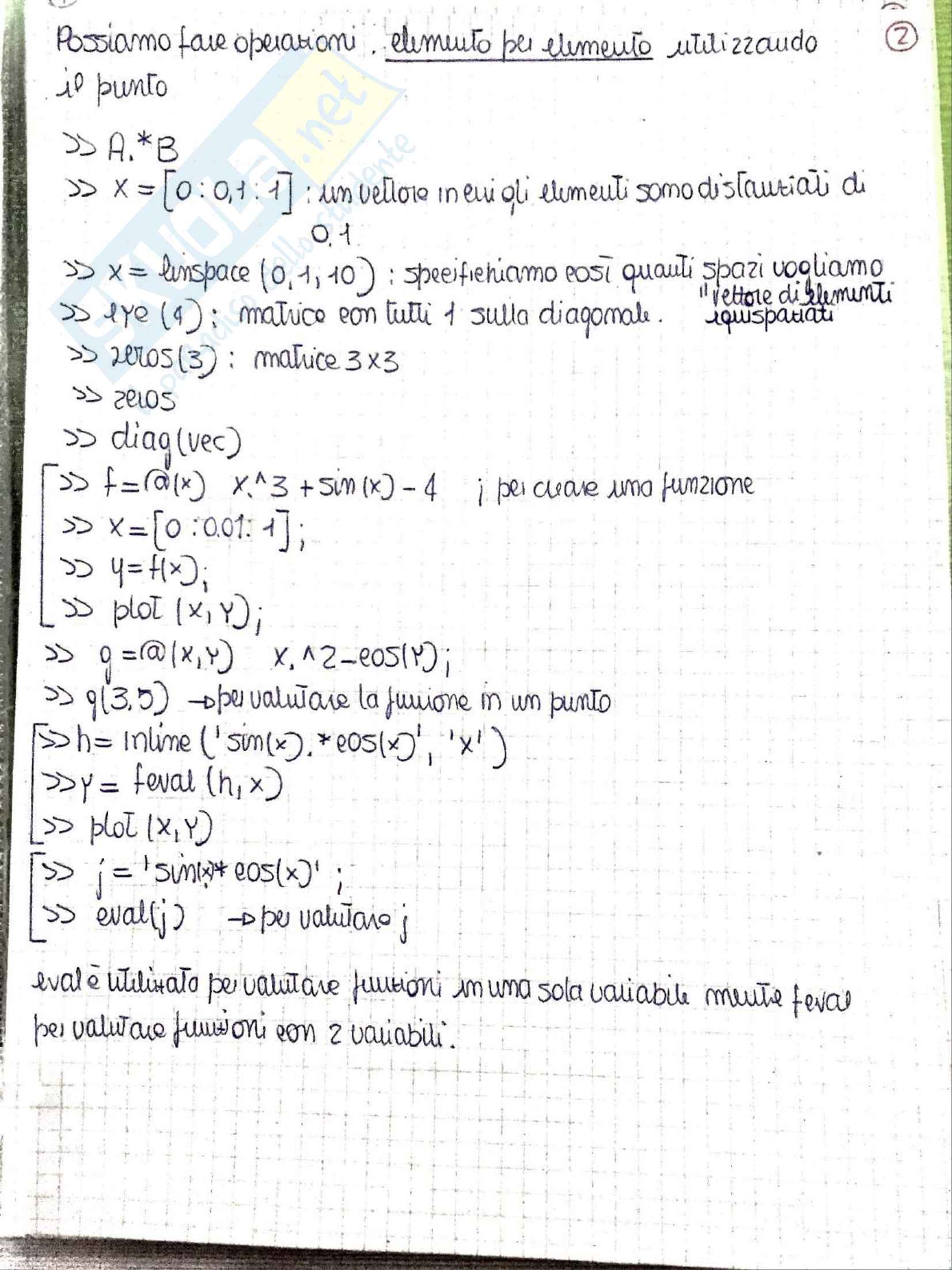 Numerical Methods - Prof. Vergara Pag. 31