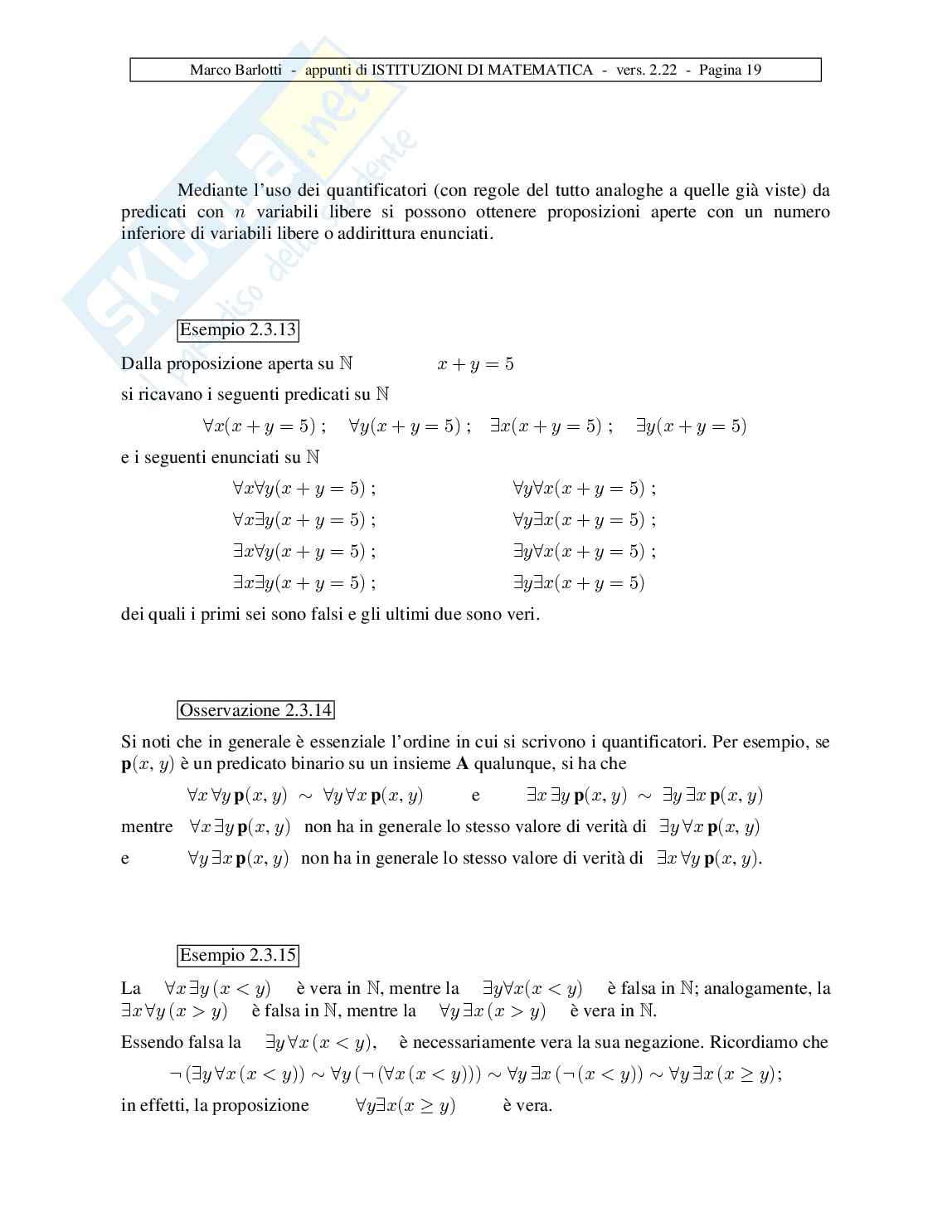Appunti di Matematica Pag. 31