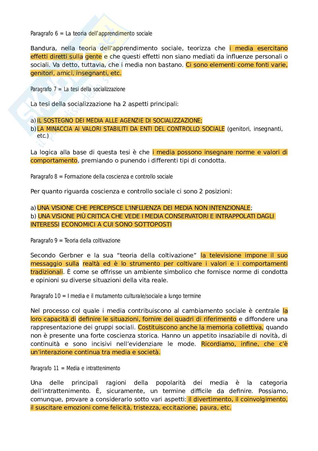 Riassunto esame Sociologia della comunicazione e dei media, Prof. Luchetti Lia, libro consigliato Sociologia della comunicazione e dei media, Luchetti Pag. 21