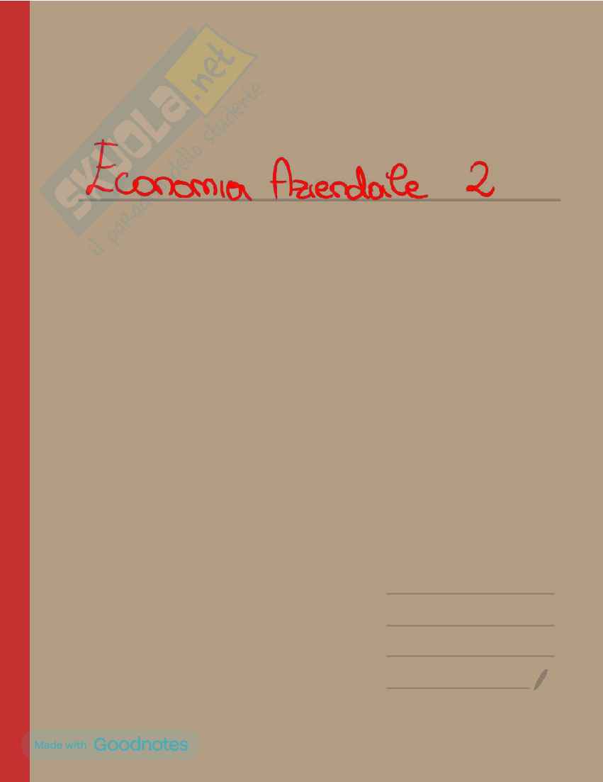 Economia aziendale 2 Pag. 1