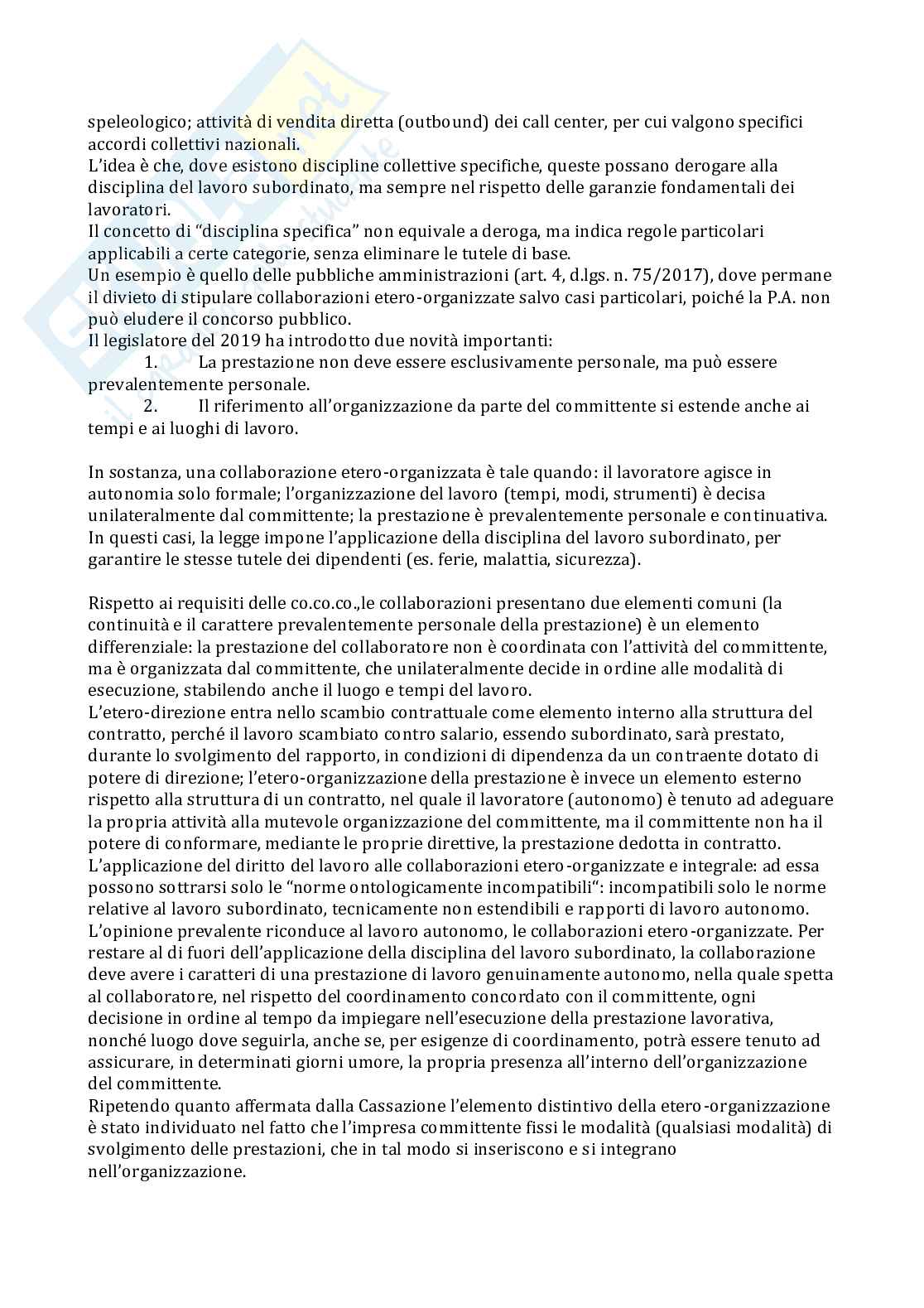 Diritto del lavoro Pag. 11