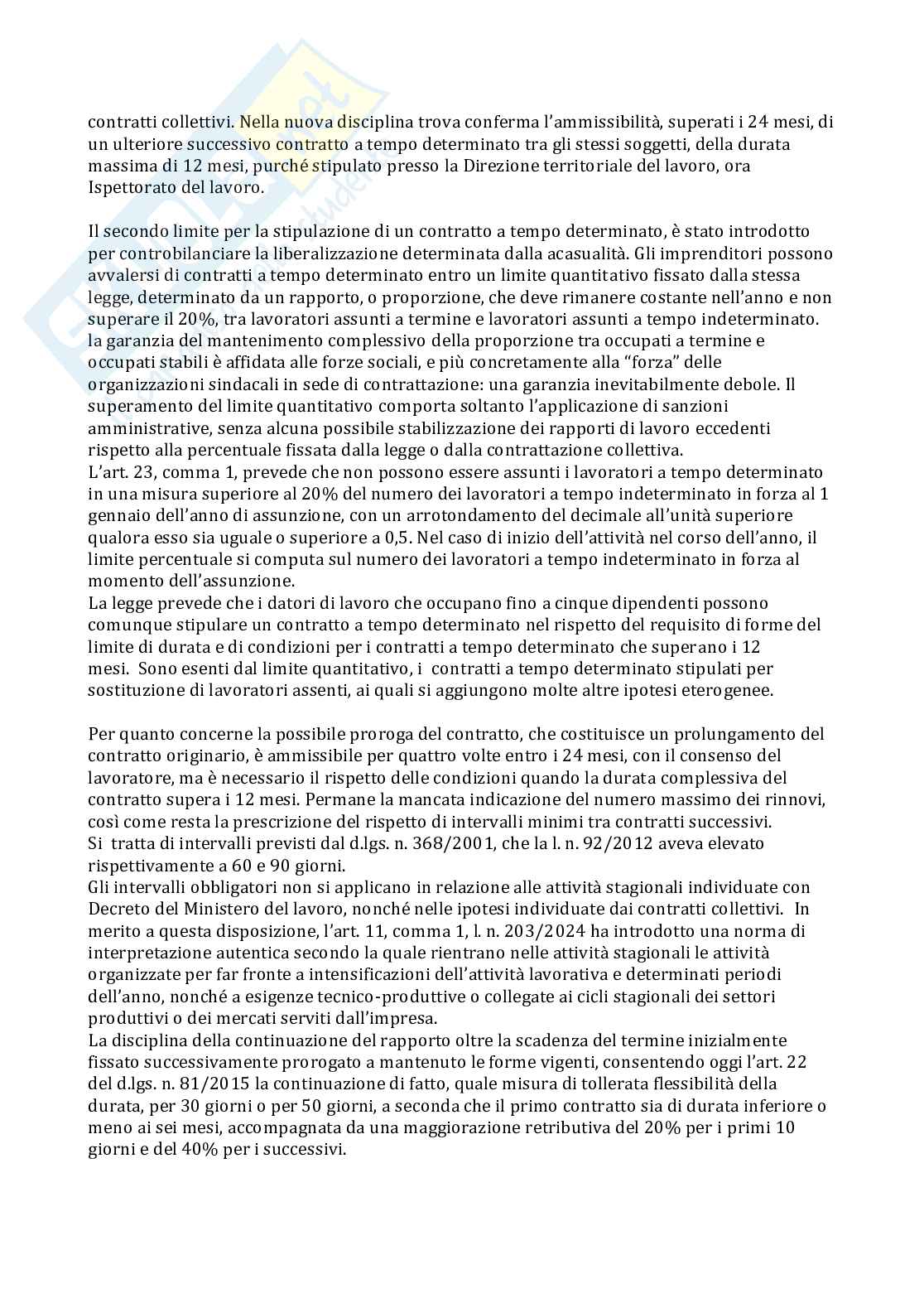 Diritto del lavoro Pag. 26