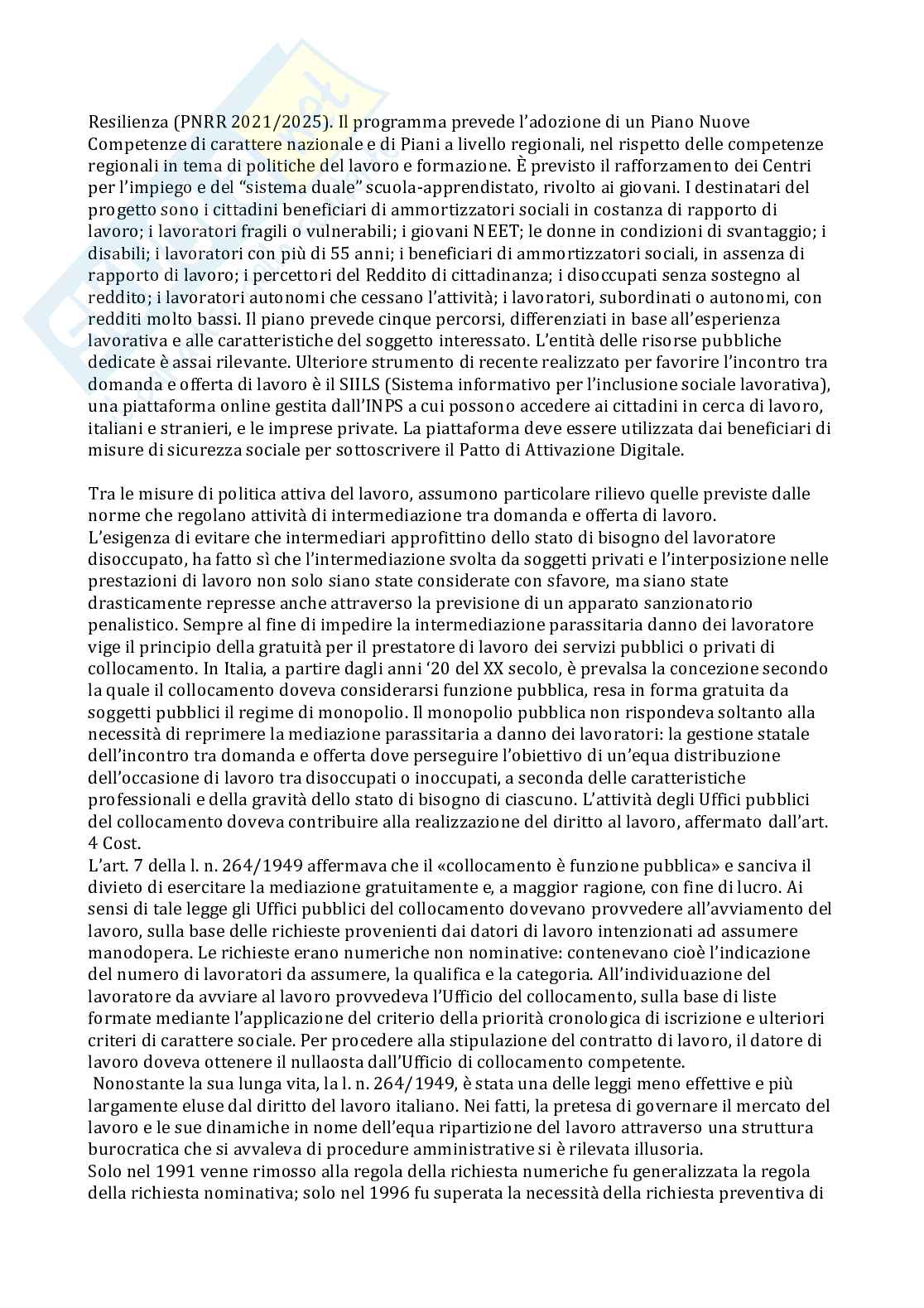 Diritto del lavoro Pag. 36