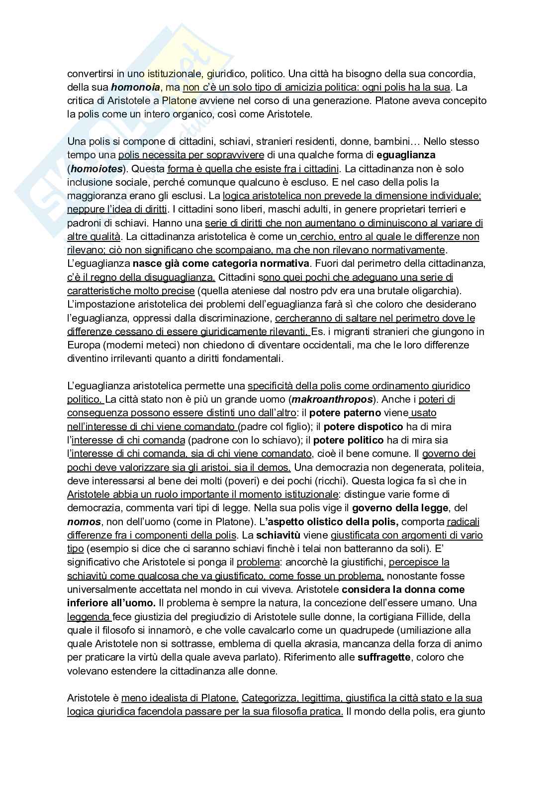 Riassunto esame Filosofia del diritto, Prof. Zanetti Gianfrancesco, libro consigliato Manuale multimediale di Filosofia del diritto, Zanetti, Casadei Pag. 6