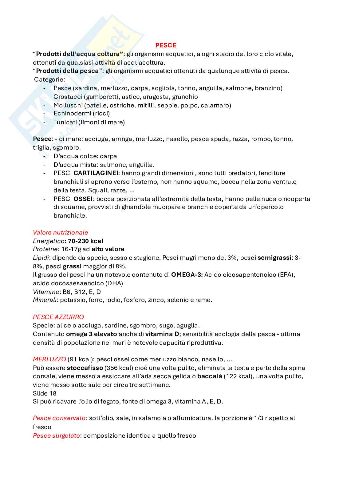 Appunti della lezione di Valutazione nutrizionale degli alimenti  Pag. 21