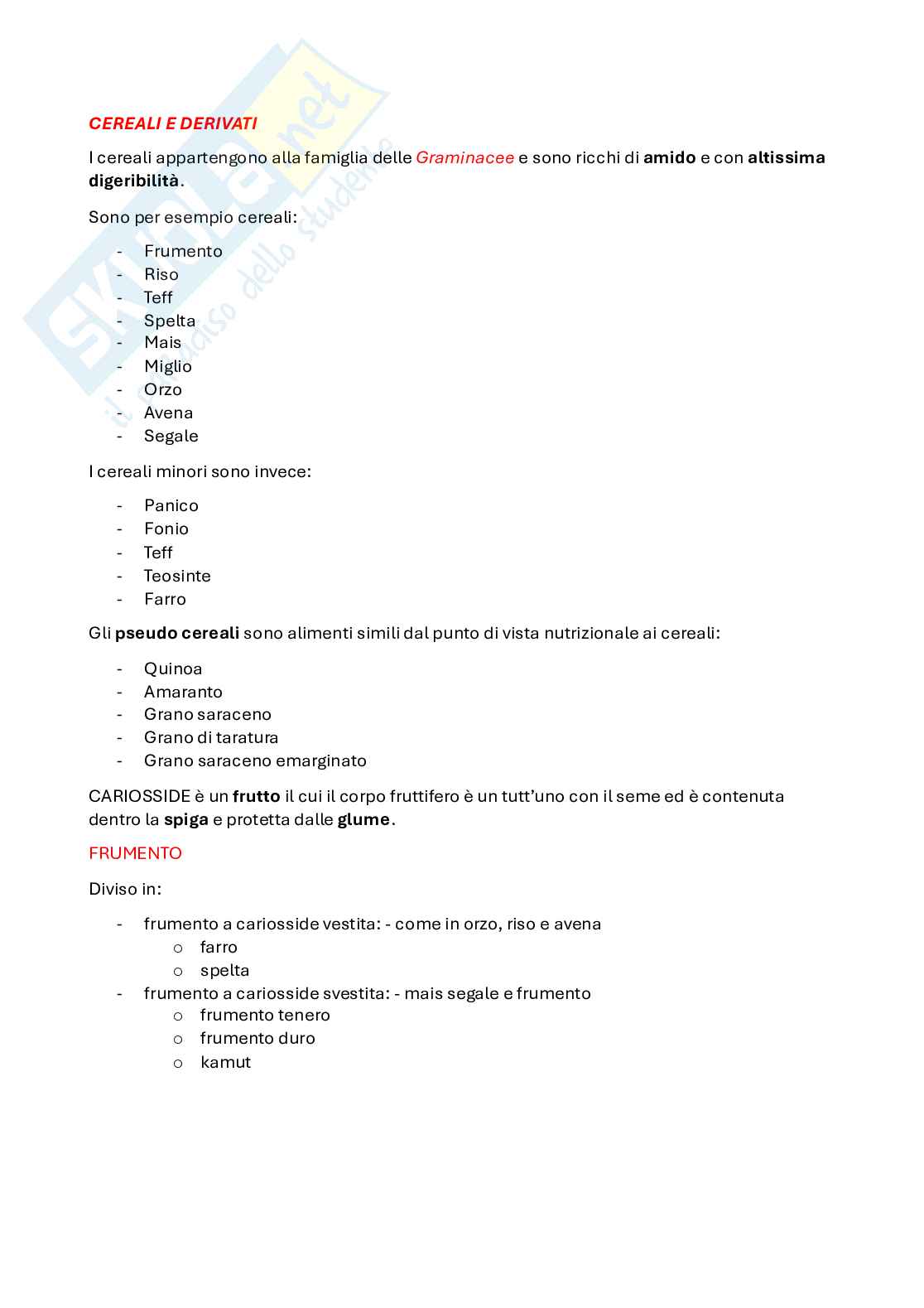 Appunti della lezione di Valutazione nutrizionale degli alimenti  Pag. 6