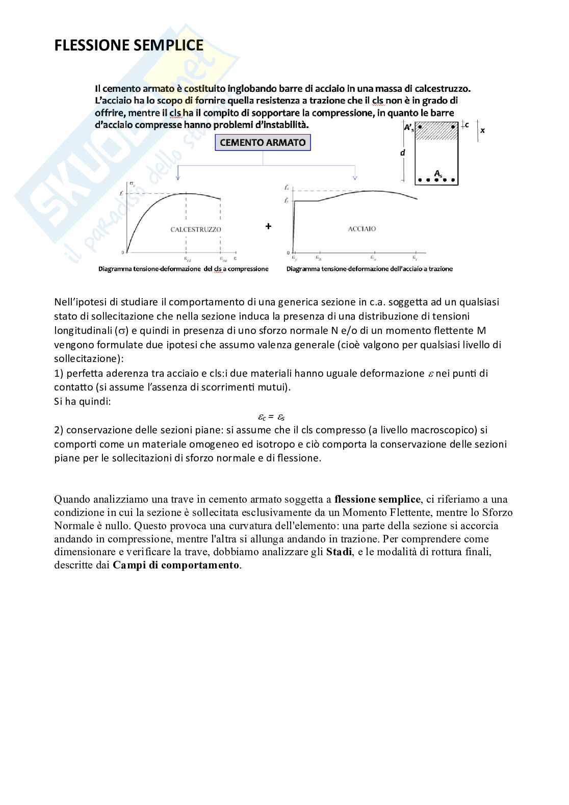 Flessione semplice Pag. 1