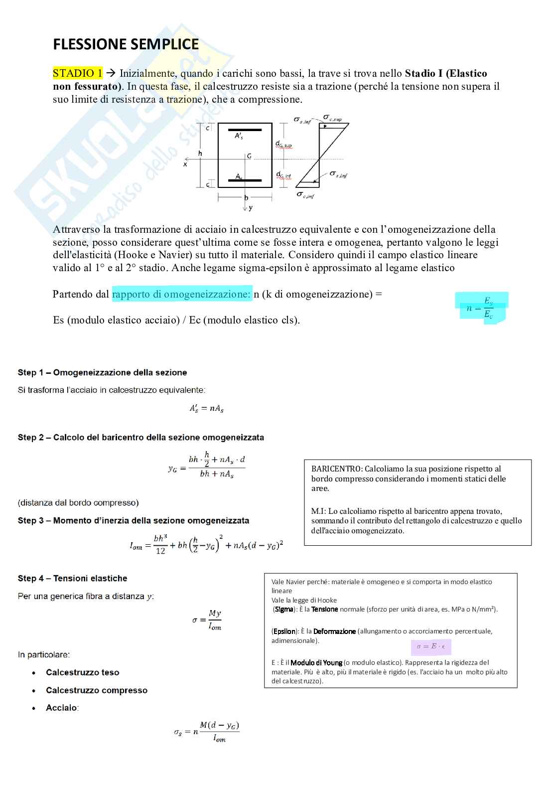 Flessione semplice Pag. 2