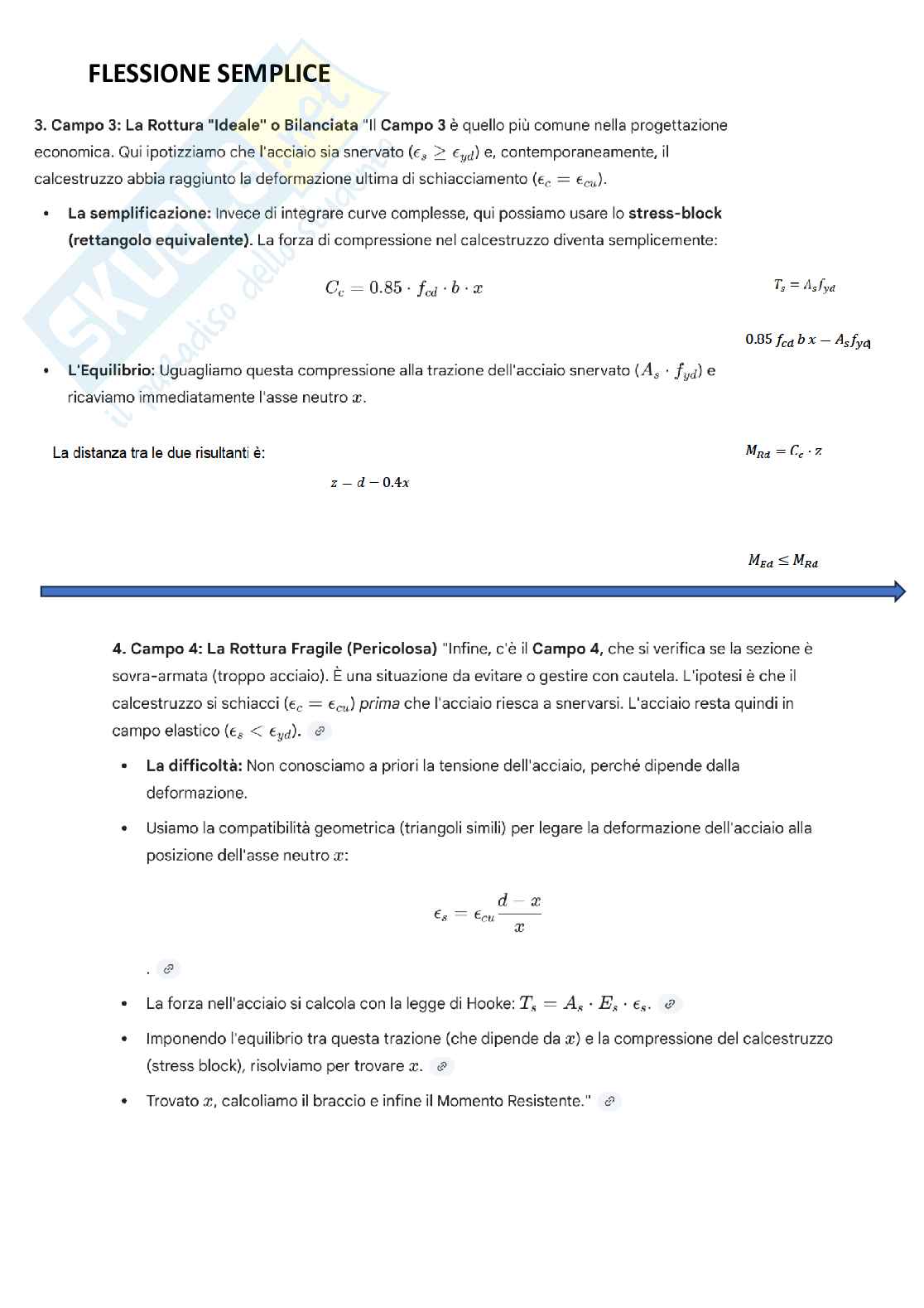 Flessione semplice Pag. 6