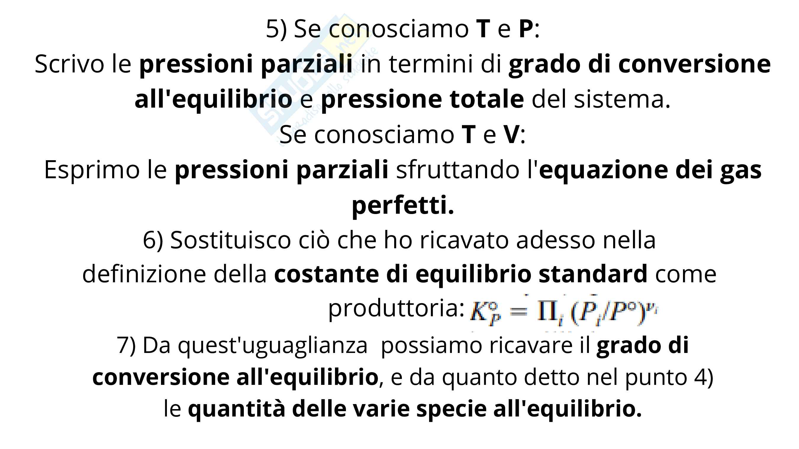 Potenziale chimico ed equilibrio di miscele di gas ideali Pag. 36