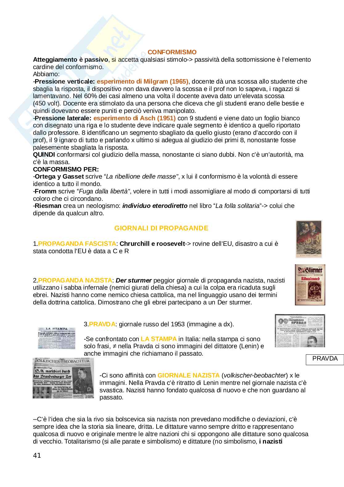 Politica e Sistemi ideologici Pag. 41