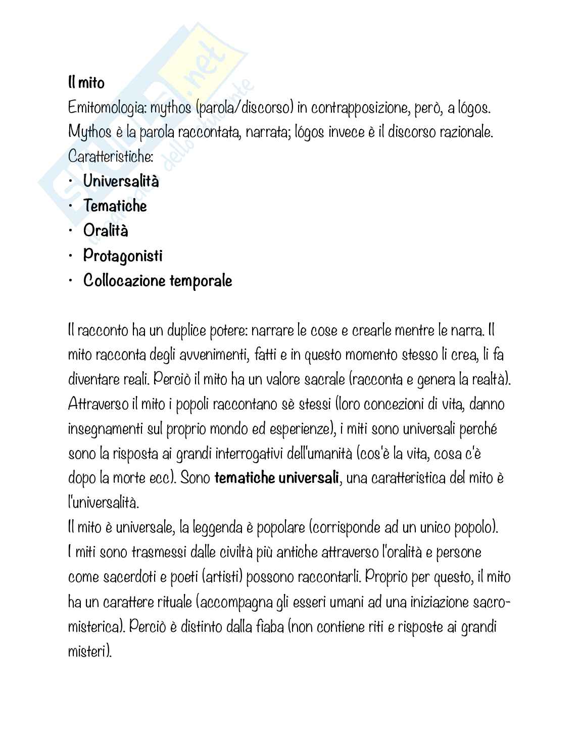 Appunti cultura e civiltà d'Europa Pag. 1