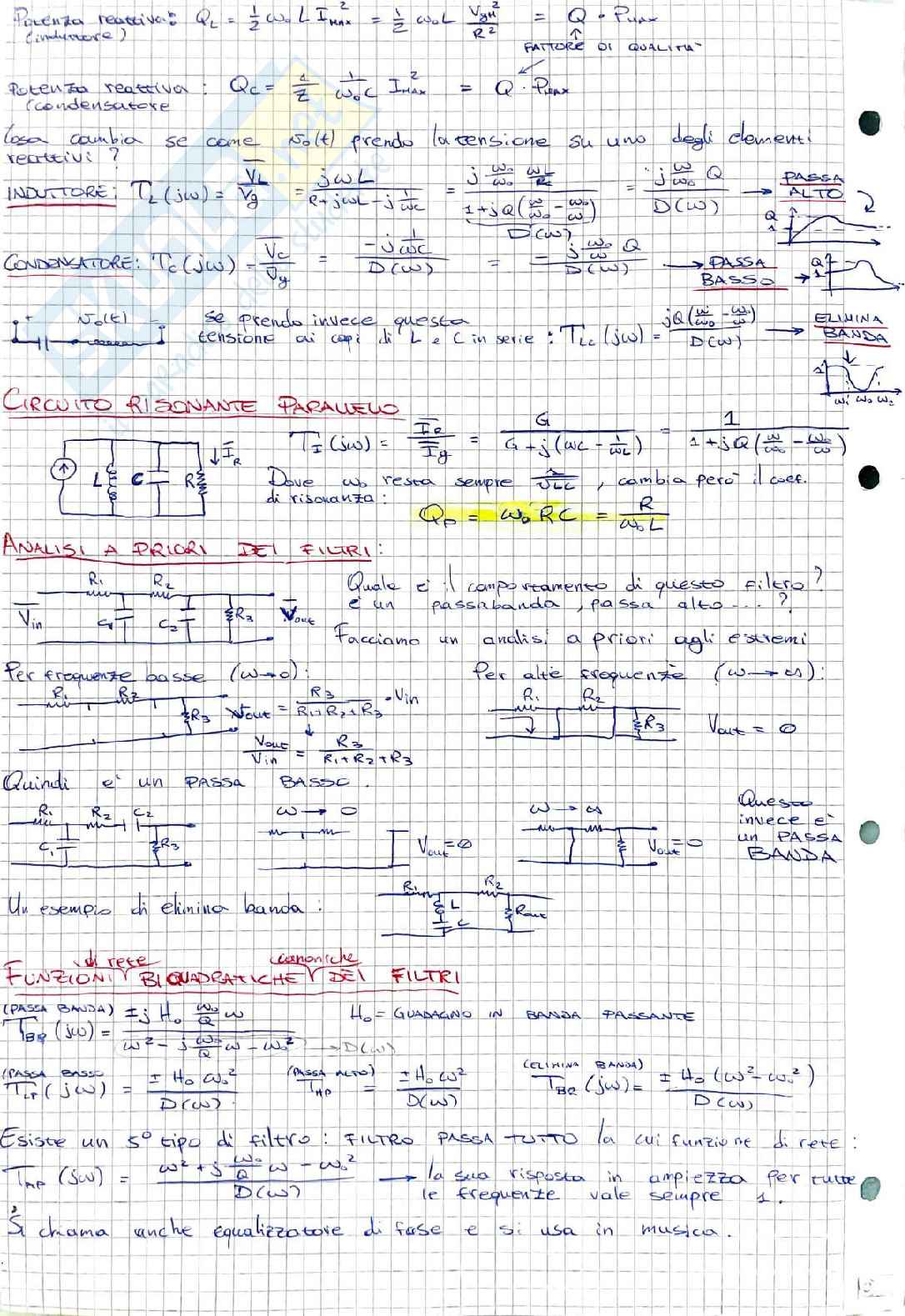 Teoria dei circuiti - Appunti + Formulario essenziale Pag. 31