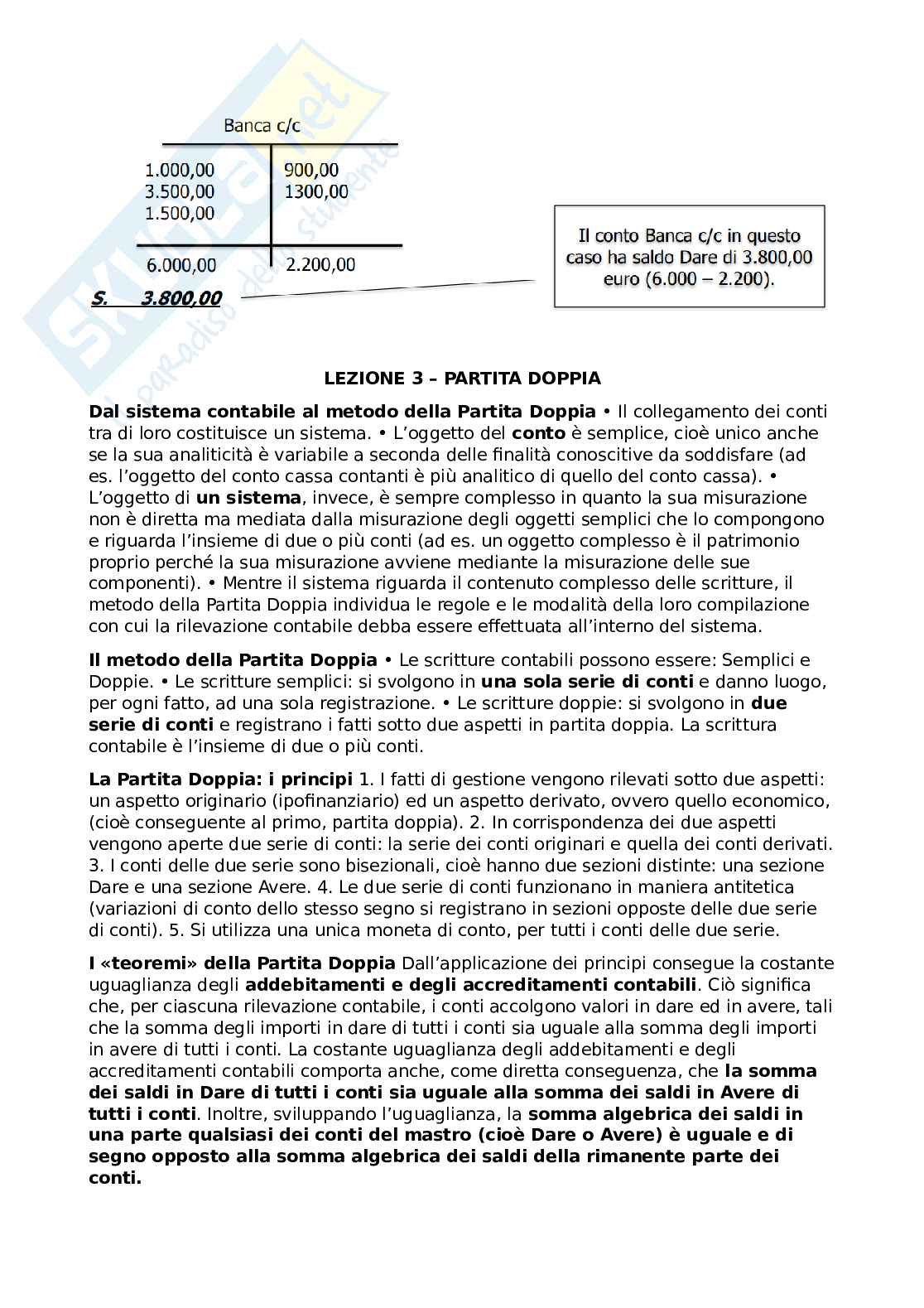 Riassunto esame Ragioneria e contabilità aziendale, Prof. Caserio Carlo, libro consigliato Contabilità d'impresa e valori di bilancio, Luciano Marchi Pag. 6