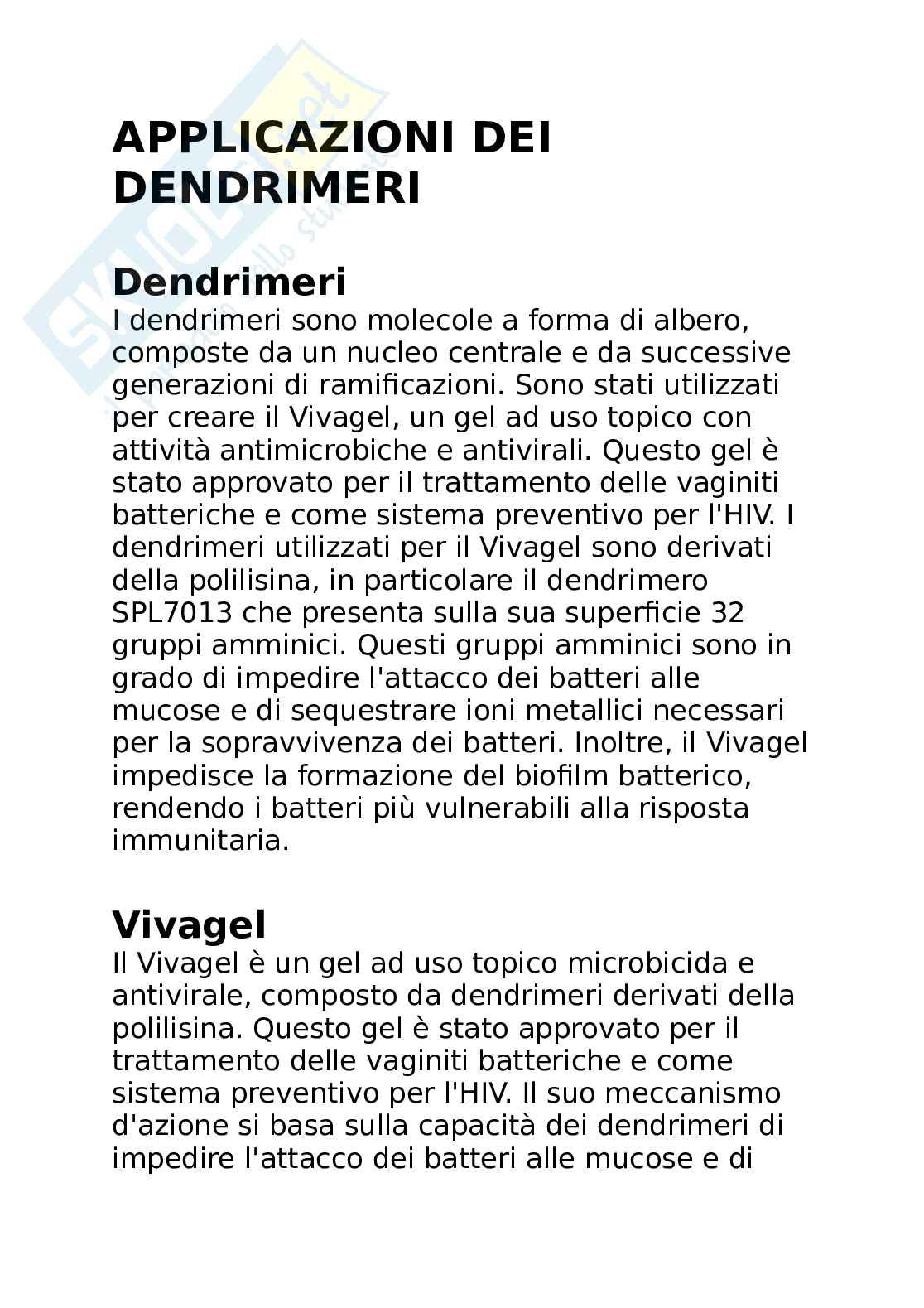 Dendrimeri Pag. 1