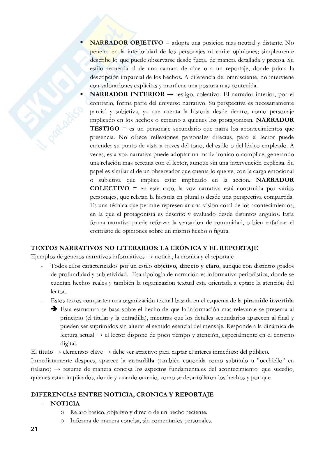 Appunti Strategie comunicative e negoziali della lingua spagnola Pag. 21