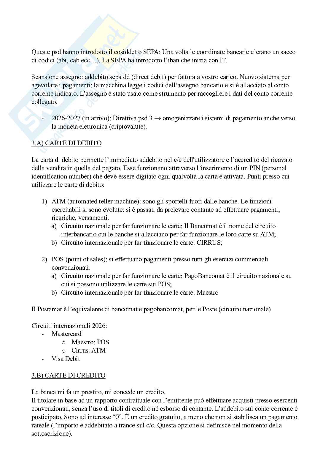 Economia e gestione della banca Pag. 26