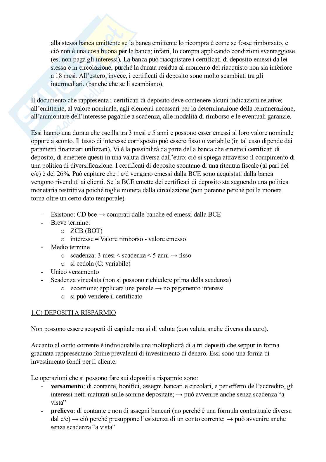Economia e gestione della banca Pag. 36
