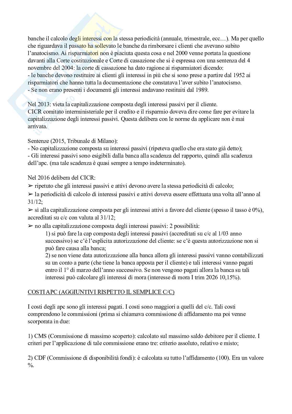 Economia e gestione della banca Pag. 86
