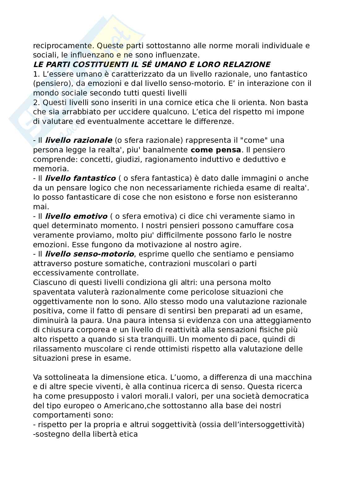 Riassunto esame di psicologia generale, prof.Annamaria Schiano Pag. 31