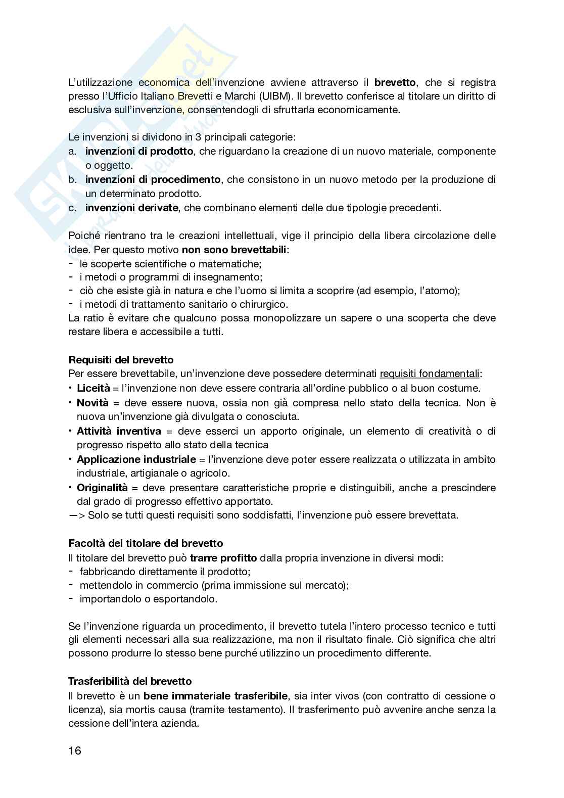 Appunti lezioni Marketing e diritto (parte due) Pag. 16