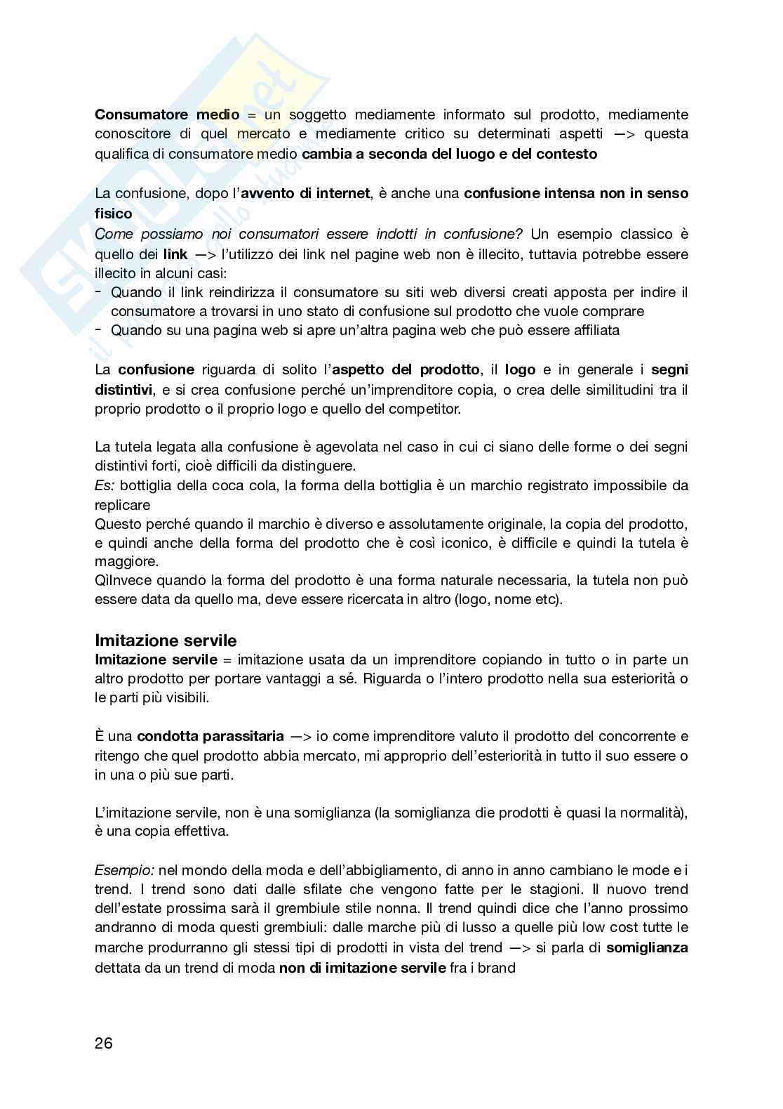 Appunti lezioni Marketing e diritto (parte due) Pag. 26