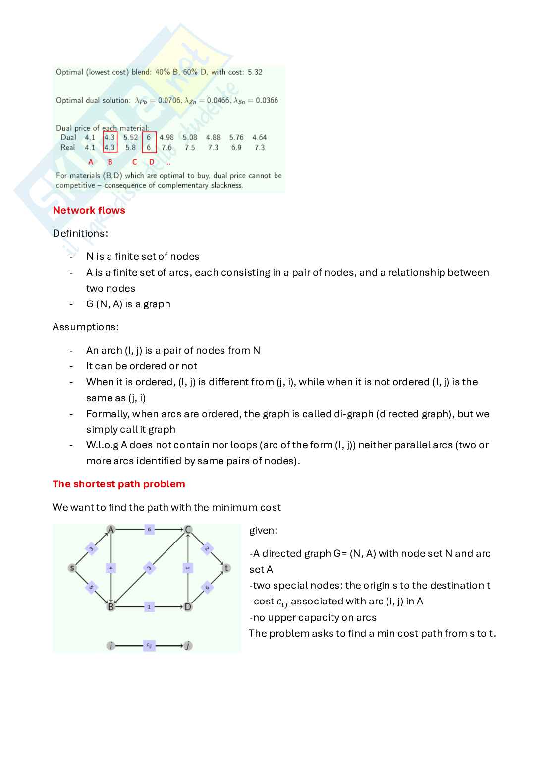 Appunti Optimization and data science for management (primo parziale, parte 1) Pag. 2