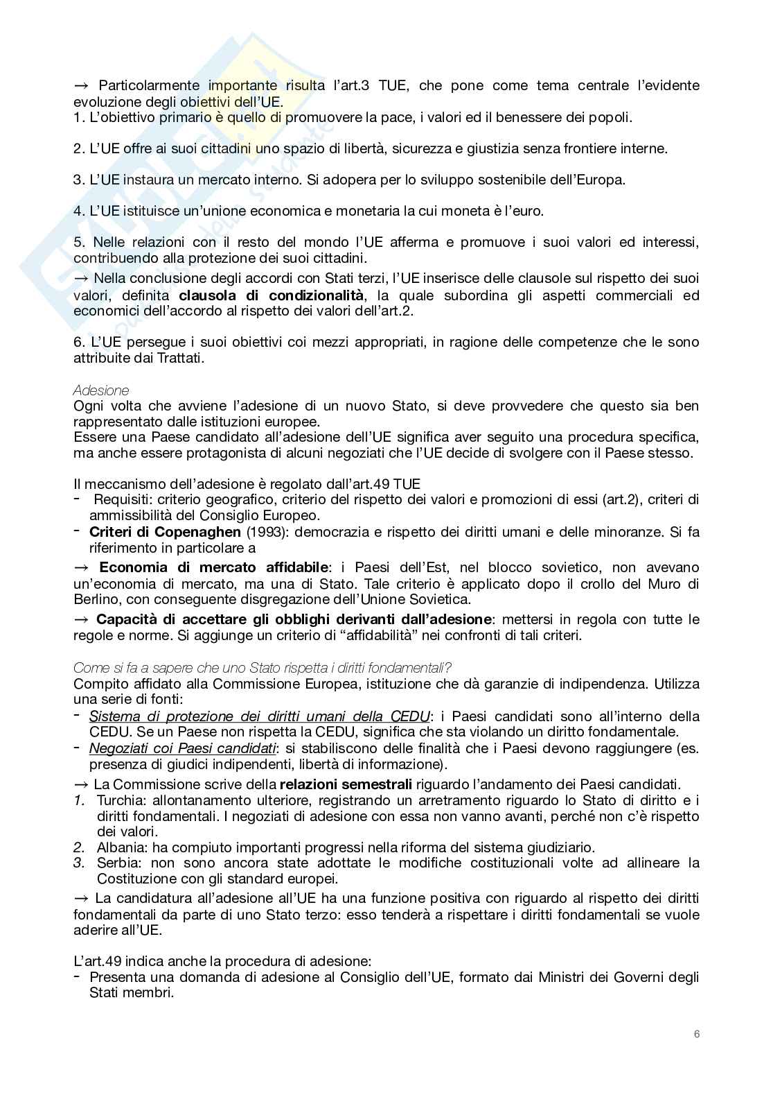 Diritto dell'Unione Europea Pag. 6