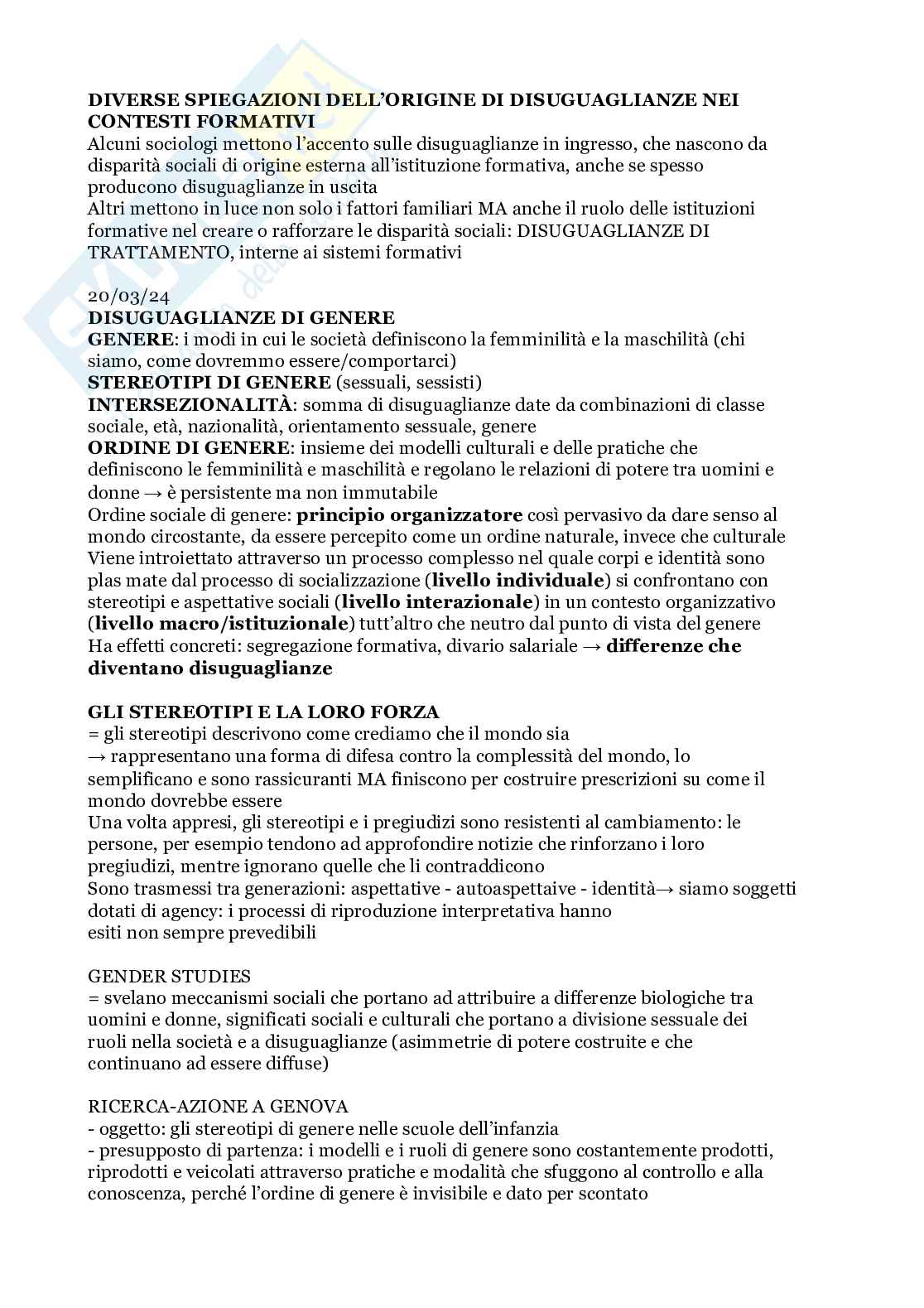 Sociologia dell'educazione e della prima infanzia Pag. 11