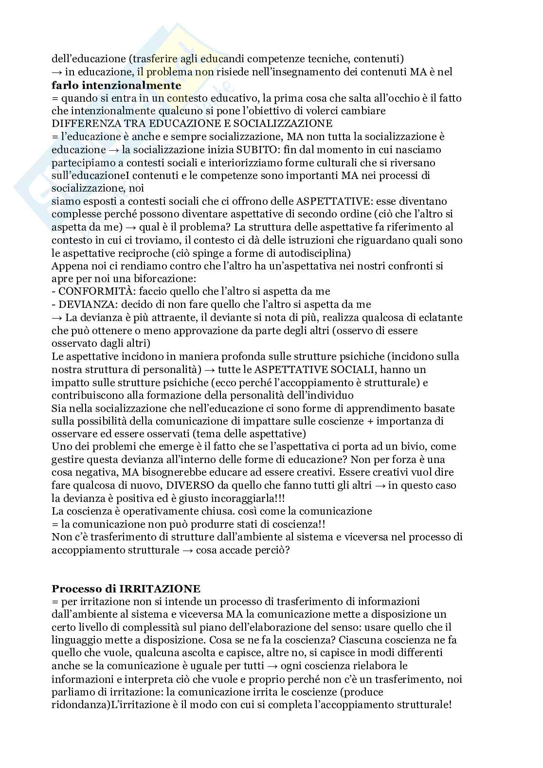 Sociologia dell'educazione e della prima infanzia Pag. 21