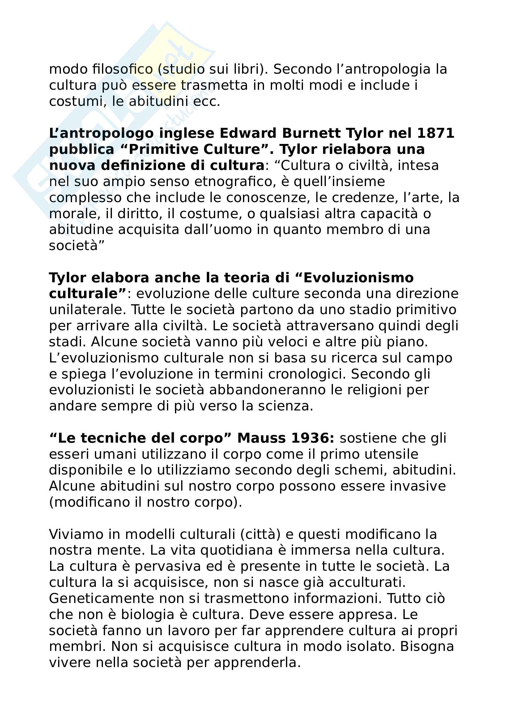 Appunti Antropologia Pag. 2
