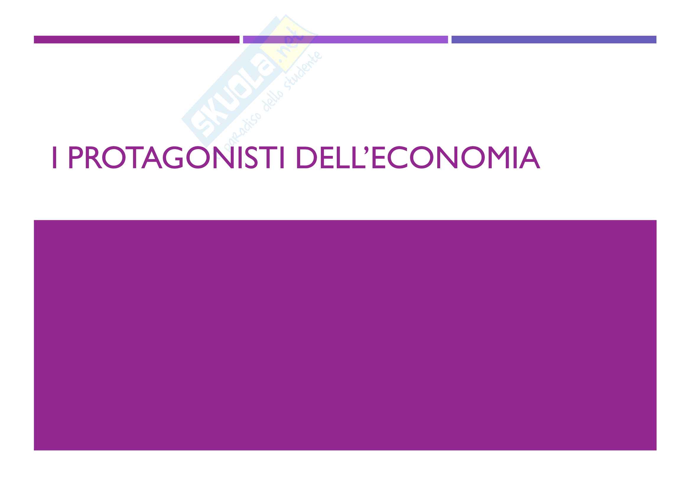 I protagonisti dell'economia Pag. 1