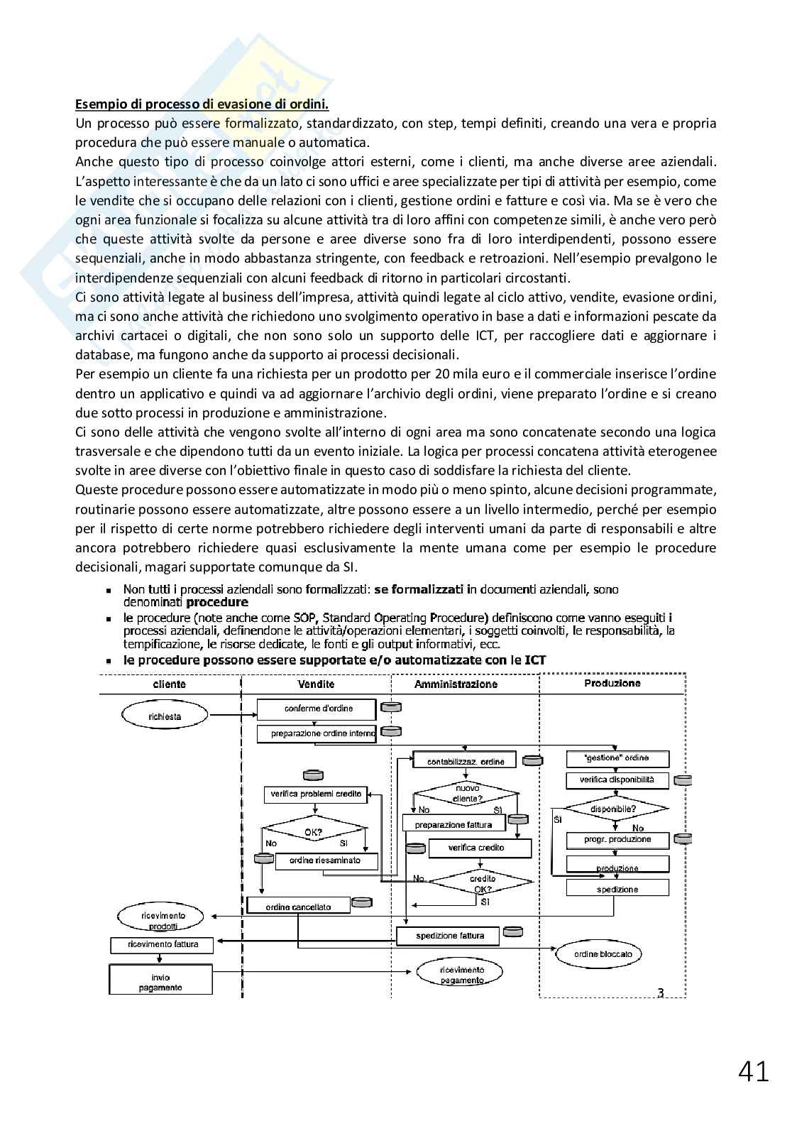 Organizzazione sistemi informativi aziendali Pag. 41