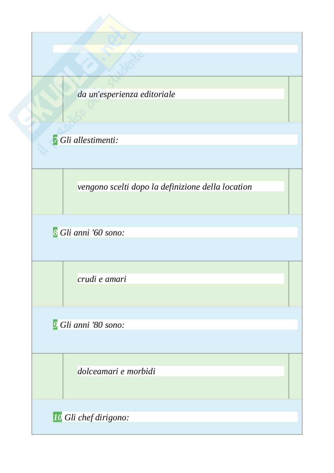 Tutte le 720 domande e risposte esame di Psicologia degli eventi ambientali e culturali  - 126 Pagine - Anno Accademico 2024 Pag. 21