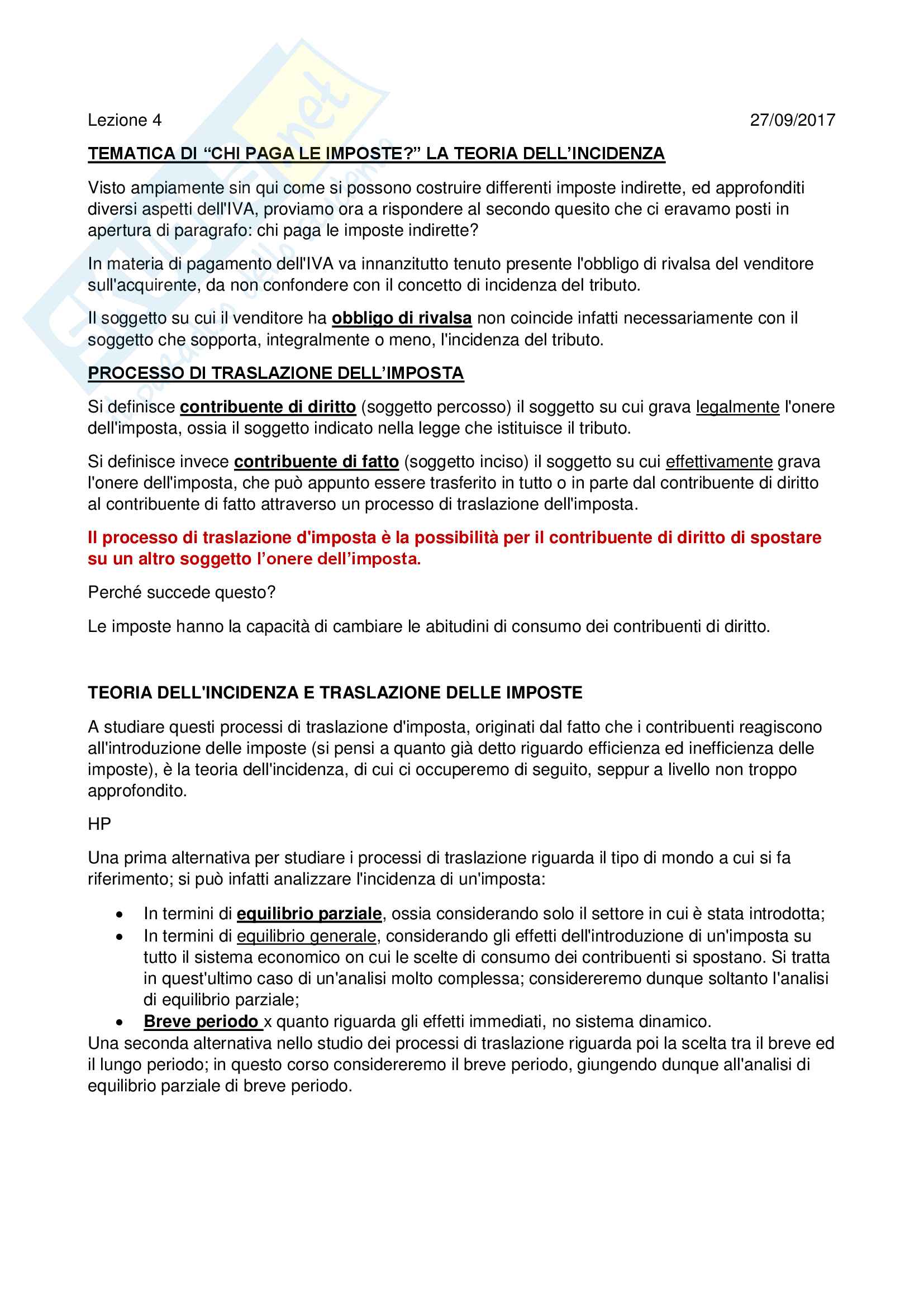 Scienze delle finanze parte I Pag. 21
