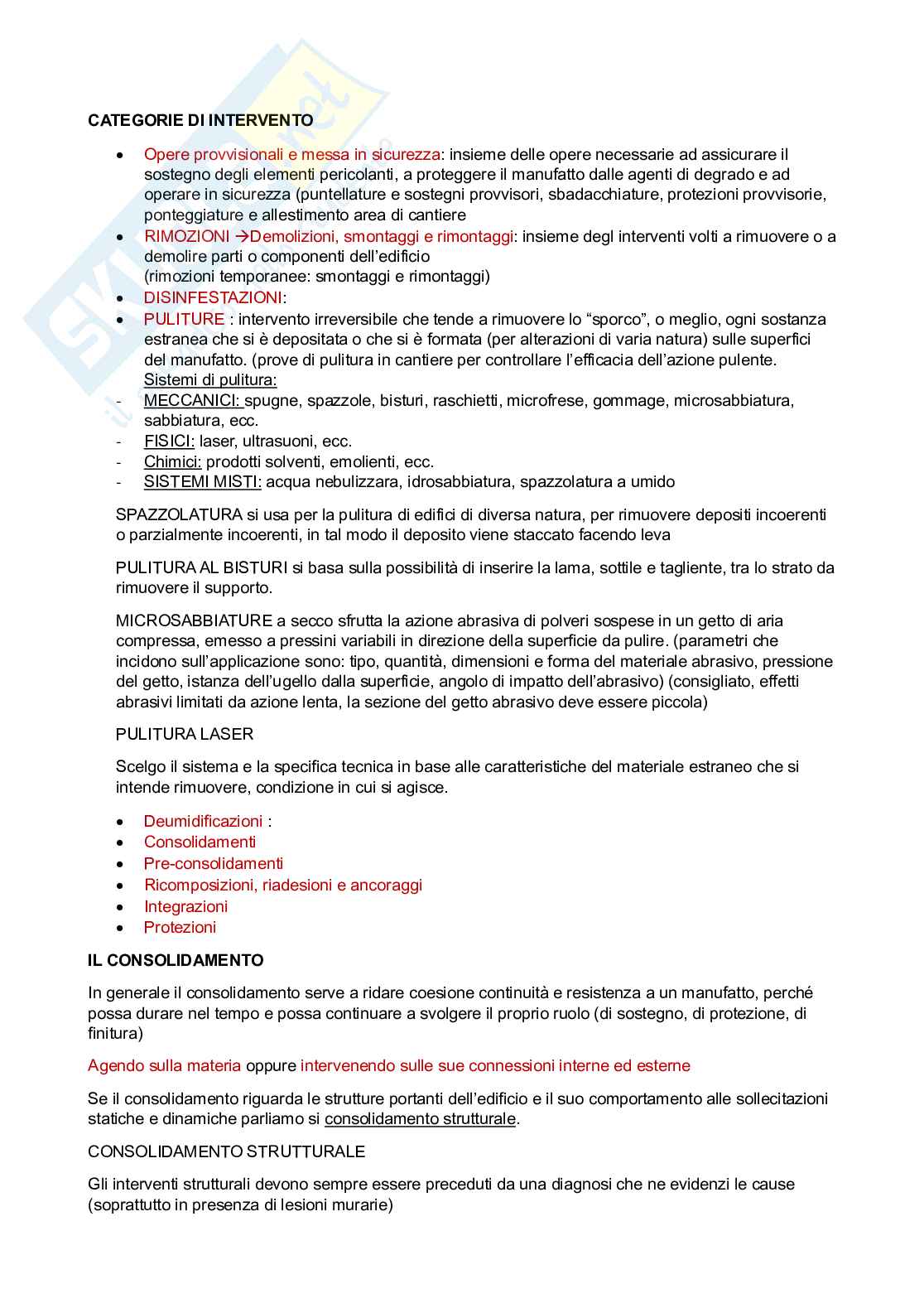 Lezioni di Restauro Pag. 21