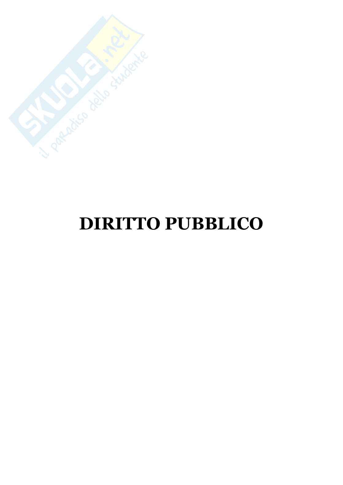 Riassunto esame Istituzioni di diritto pubblico, Prof. Marucci Francesco Saverio, libro consigliato Manuale di diritto pubblico, Bilancia  Pag. 1